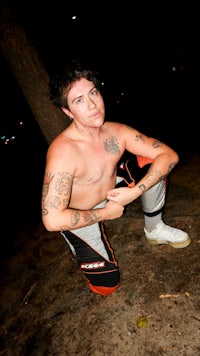 a man on a skateboard